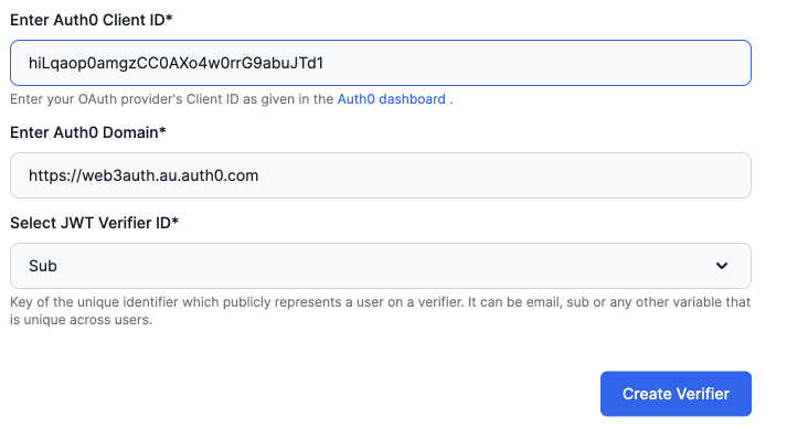 KaKao - Domain and Client ID from Auth0 Dashboard